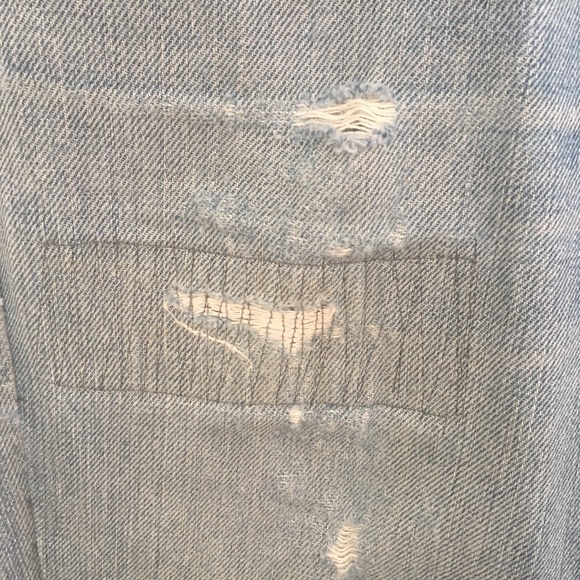Vintage Distressed Levi's Flare Jeans - Picture 4 of 7